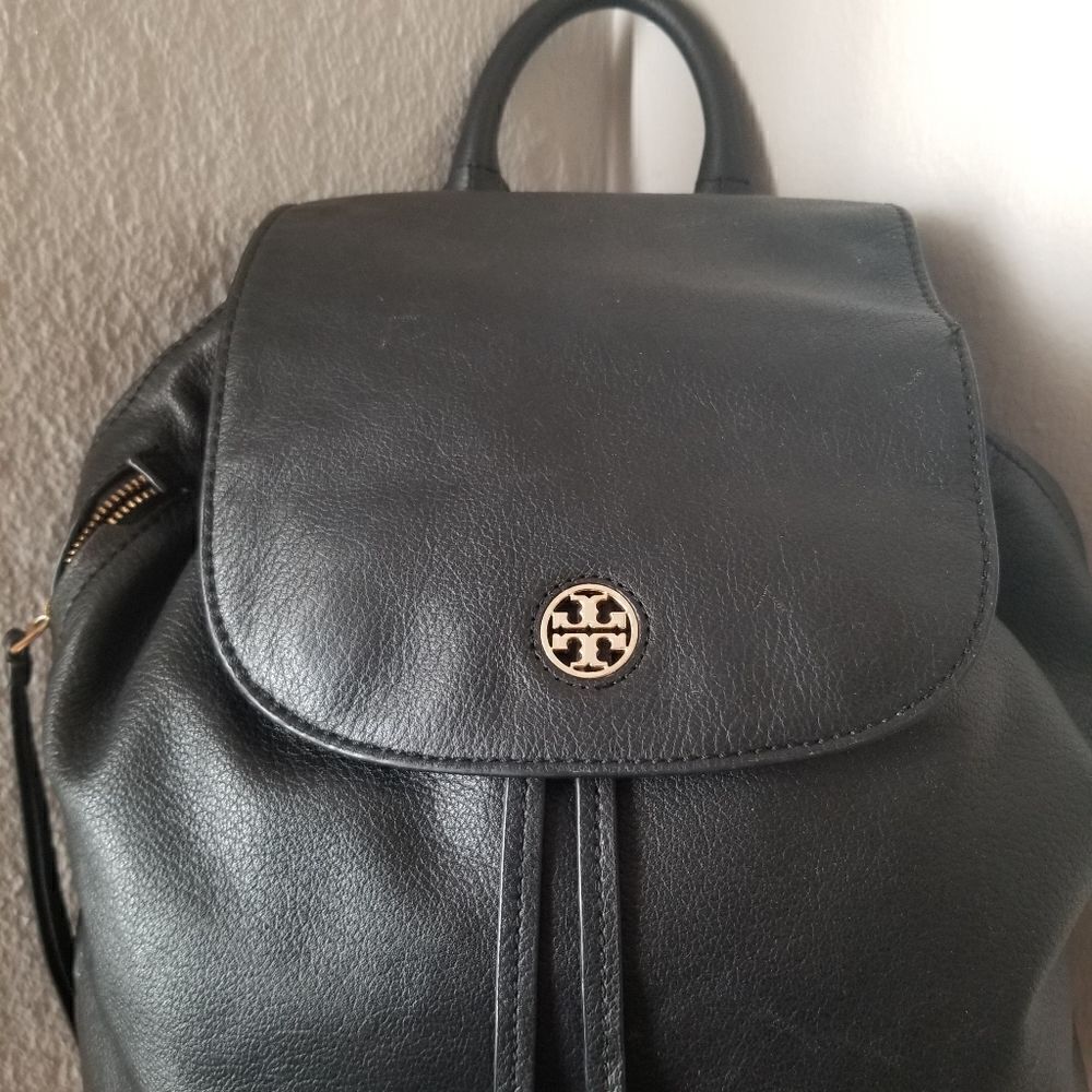 Tory Burch Leather Backpack - Picture 7 of 13
